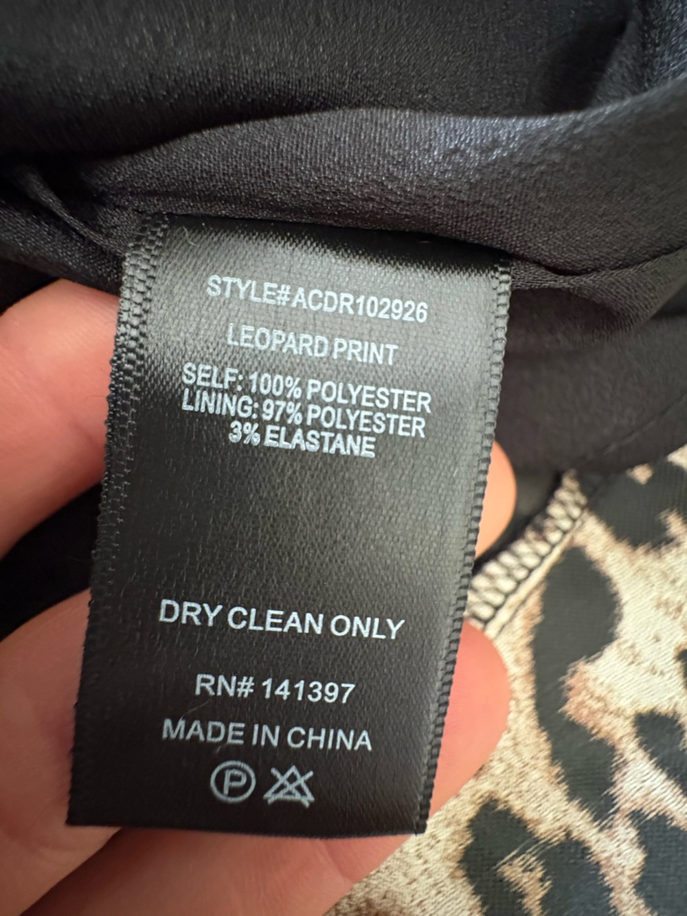 NWT Astr the Label Claudie Leopard Print Minidress Size Small. Retail 225 - Picture 10 of 16